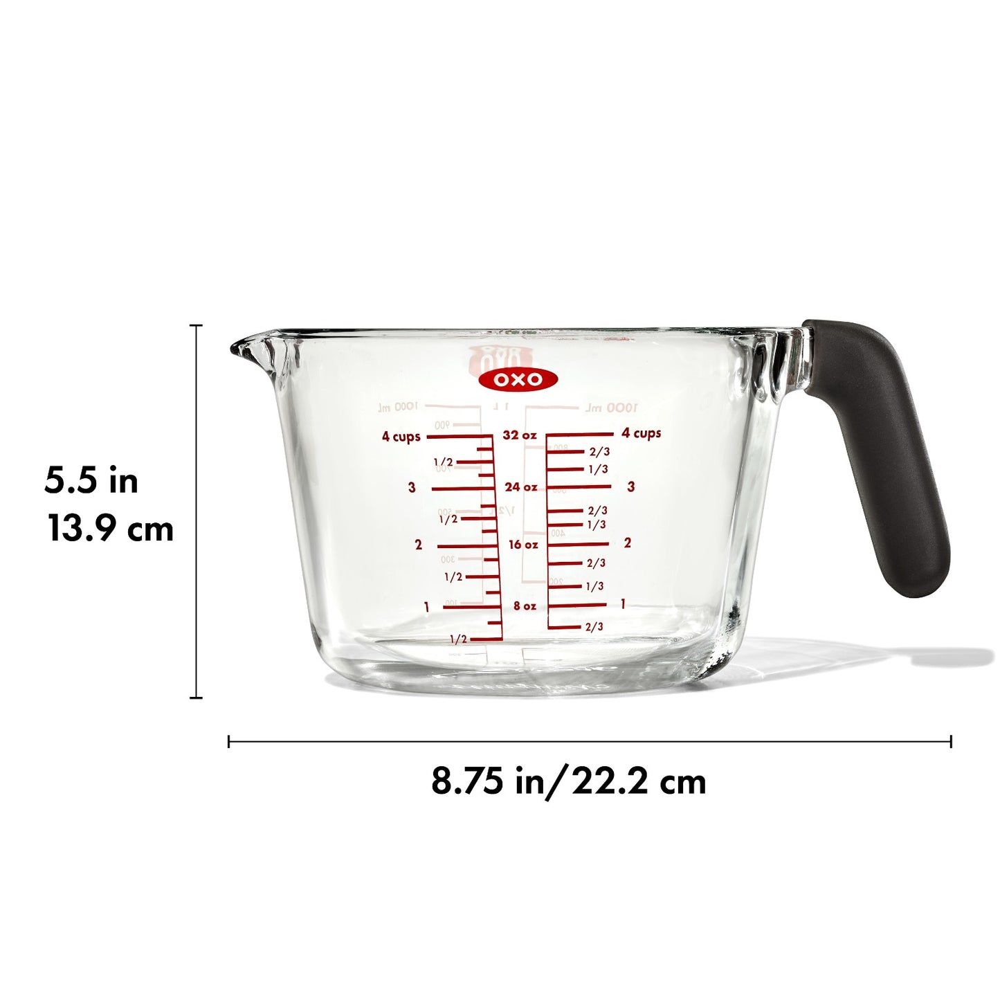 OXO Glass Measuring Cup 4C/1L