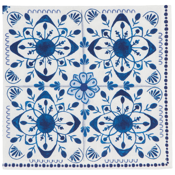 Print Napkin Set/4 - Porto