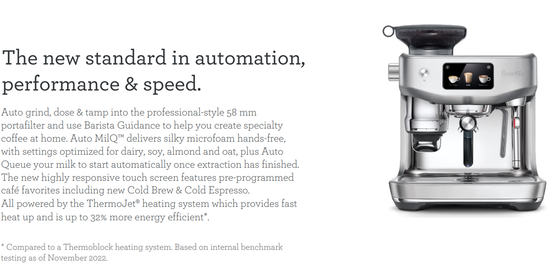 Breville Oracle Jet - Brushed Stainless *avail Sept 27*