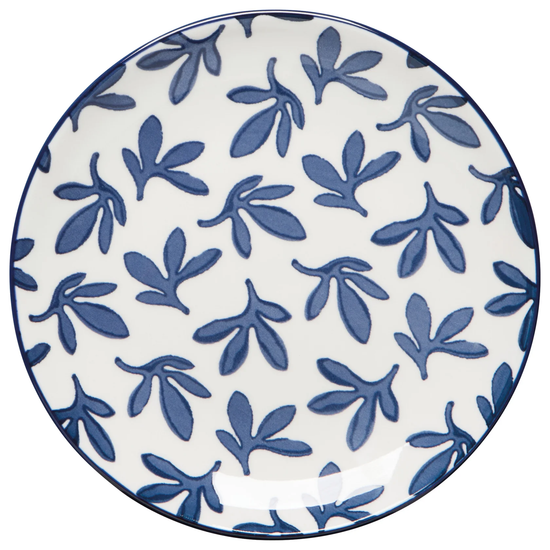 Appetizer Plate - Blue Floral- 6in