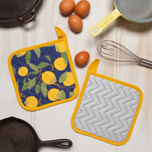 Pot Holder - Basic - Lemons