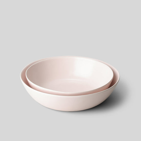 Fable The Low Serving Bowls 2pc - Dove Grey