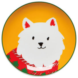 Holiday Hounds Appetizer Plates Set/4