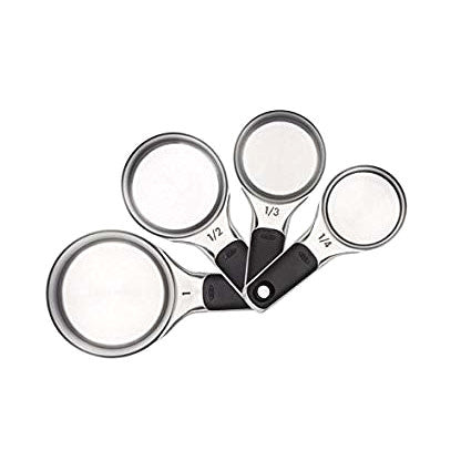 Oxo Good Grips Magnetic Measuring Cup - Set of 4 (Black/Stainless