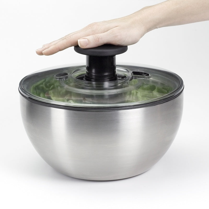 OXO Large Stainless Steel Salad Spinner