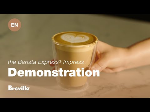 Load and play video in Gallery viewer, Breville Barista Express Impress - Damson Blue
