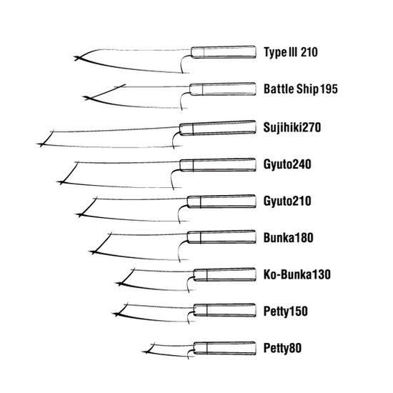 Kotetsu Type III Gyuto 210mm