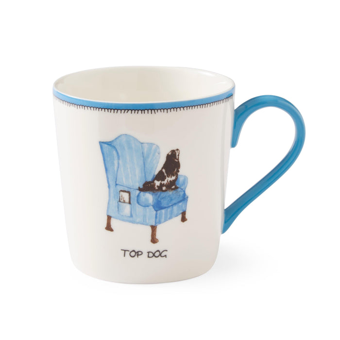 Portmeirion Kit Kemp Doodles Mug 12oz - Top Dog