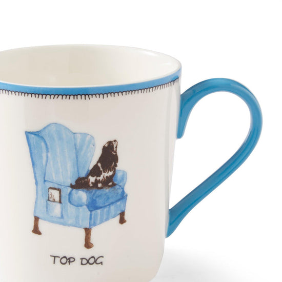 Portmeirion Kit Kemp Doodles Mug 12oz - Top Dog