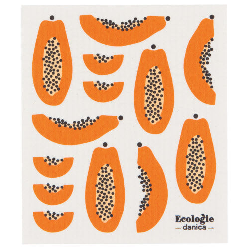 Swedish Dishcloth - Papaya