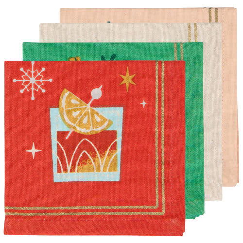 Cocktail Napkin (Set of 4) - Spirits Bright