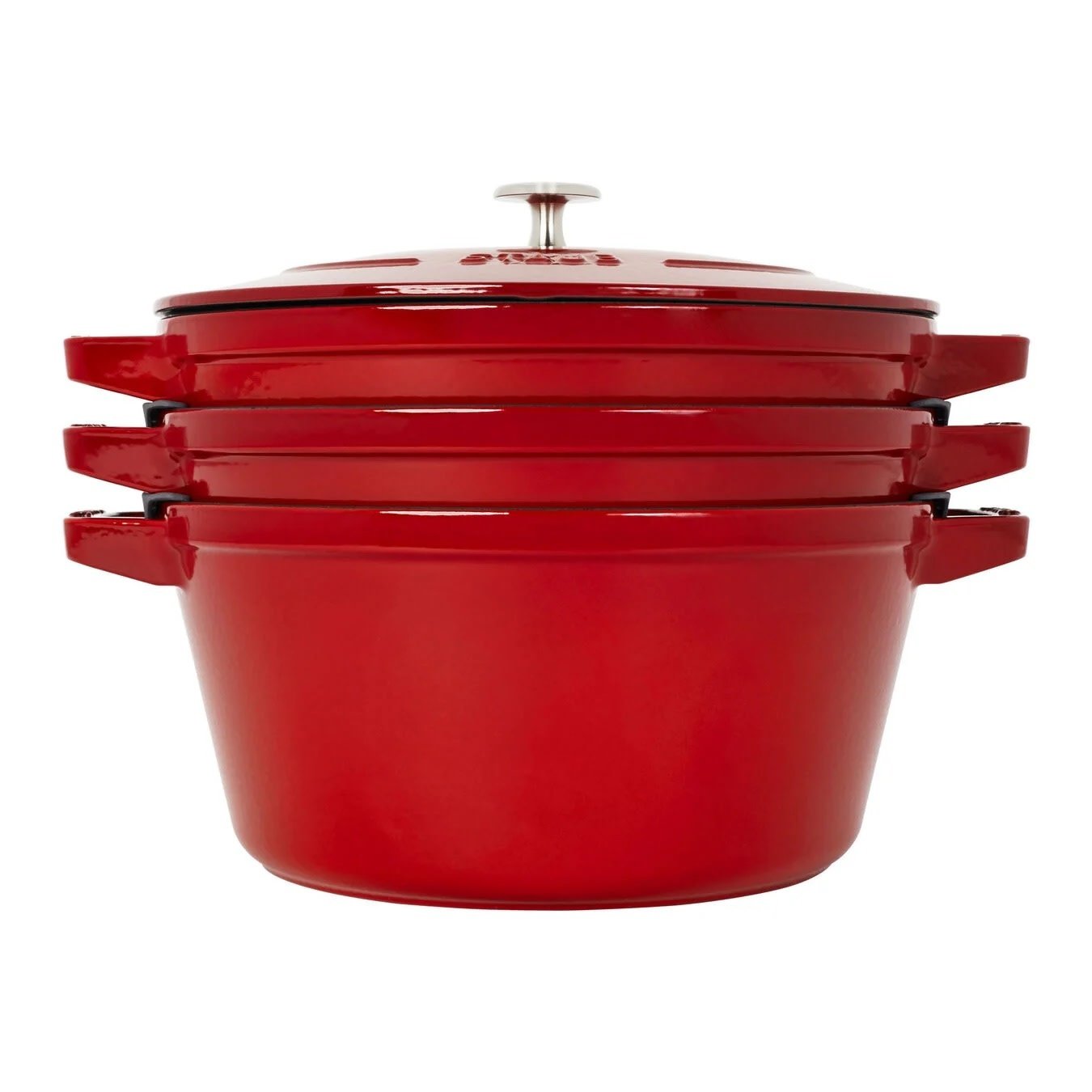 Staub 4pc Stackable Set - Cherry