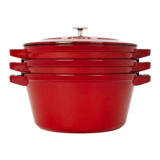 Staub 4pc Stackable Set - Cherry