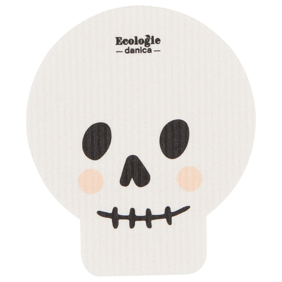 Swedish Dish Cloth Boo Crew Skull