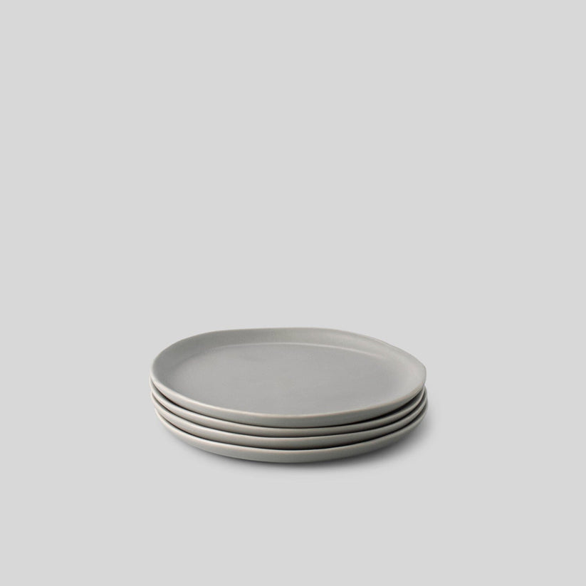 Fable The Dessert Plates 4pc - Dove Grey