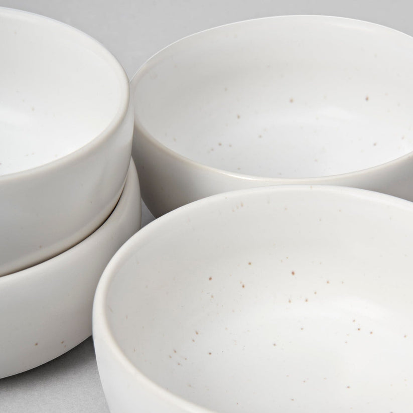 Fable The Everything Bowls 4pc - Speckled White