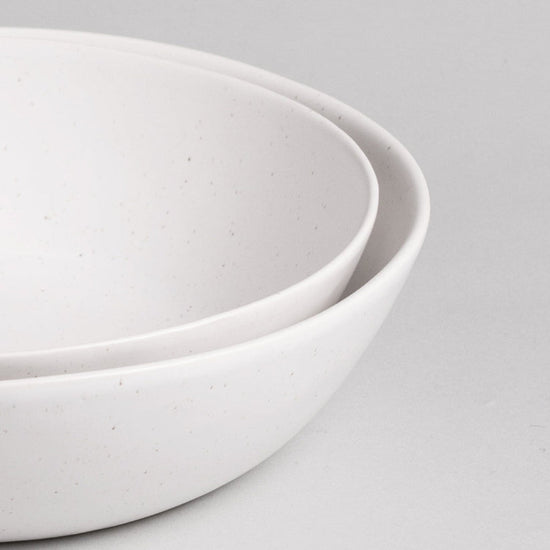 Fable The Low Serving Bowls 2pc - Dove Grey