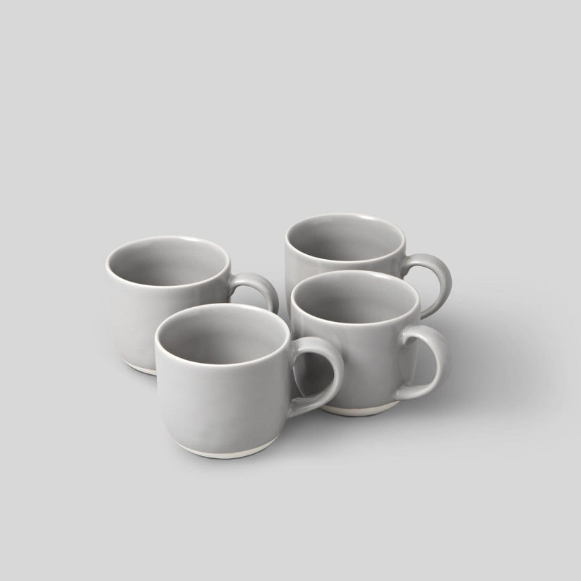 Fable The Mugs 4pc - Dove Grey