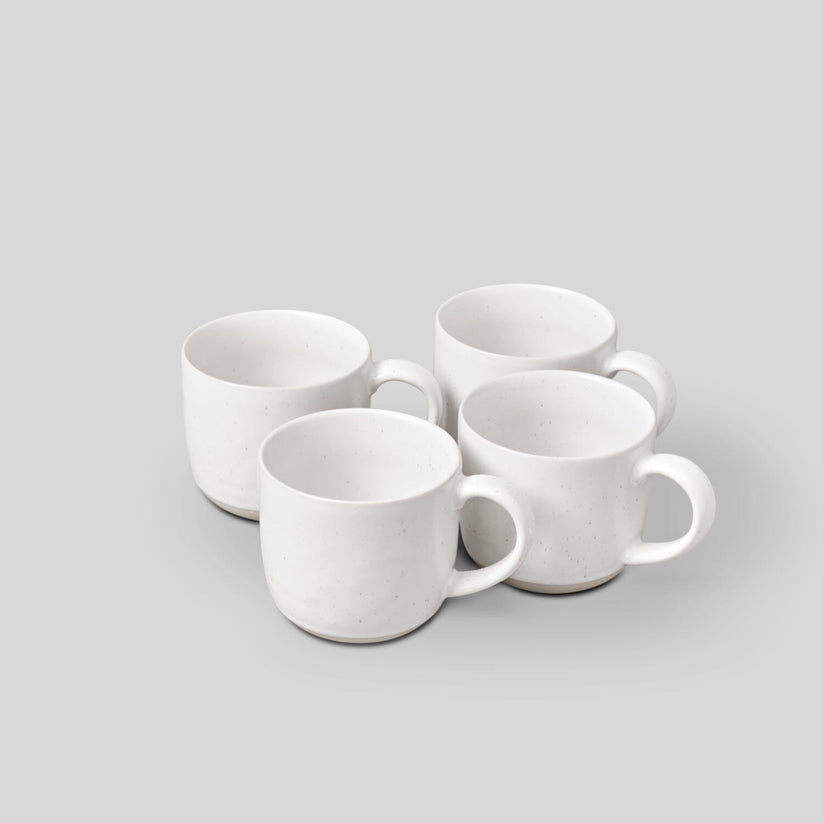 Fable The Mugs 4pc - Speckled White