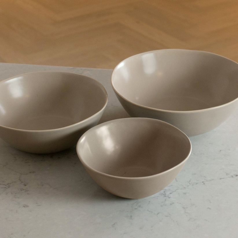 Fable The Nested Serving Bowls 3pc - Cloud White