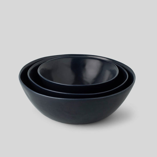 Fable The Nested Serving Bowls 3pc - Midnight Blue