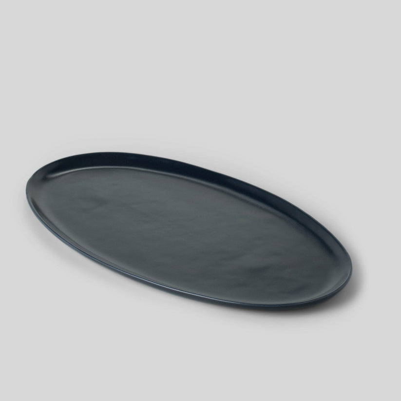 Fable The Oval Serving Platter - Midnight Blue