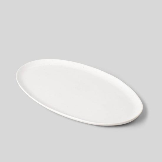 Fable The Oval Serving Platter - Speckled White