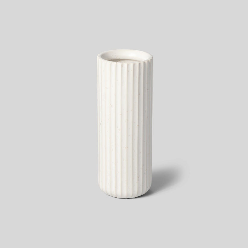 Fable The Tall Bud Vase - Speckled White