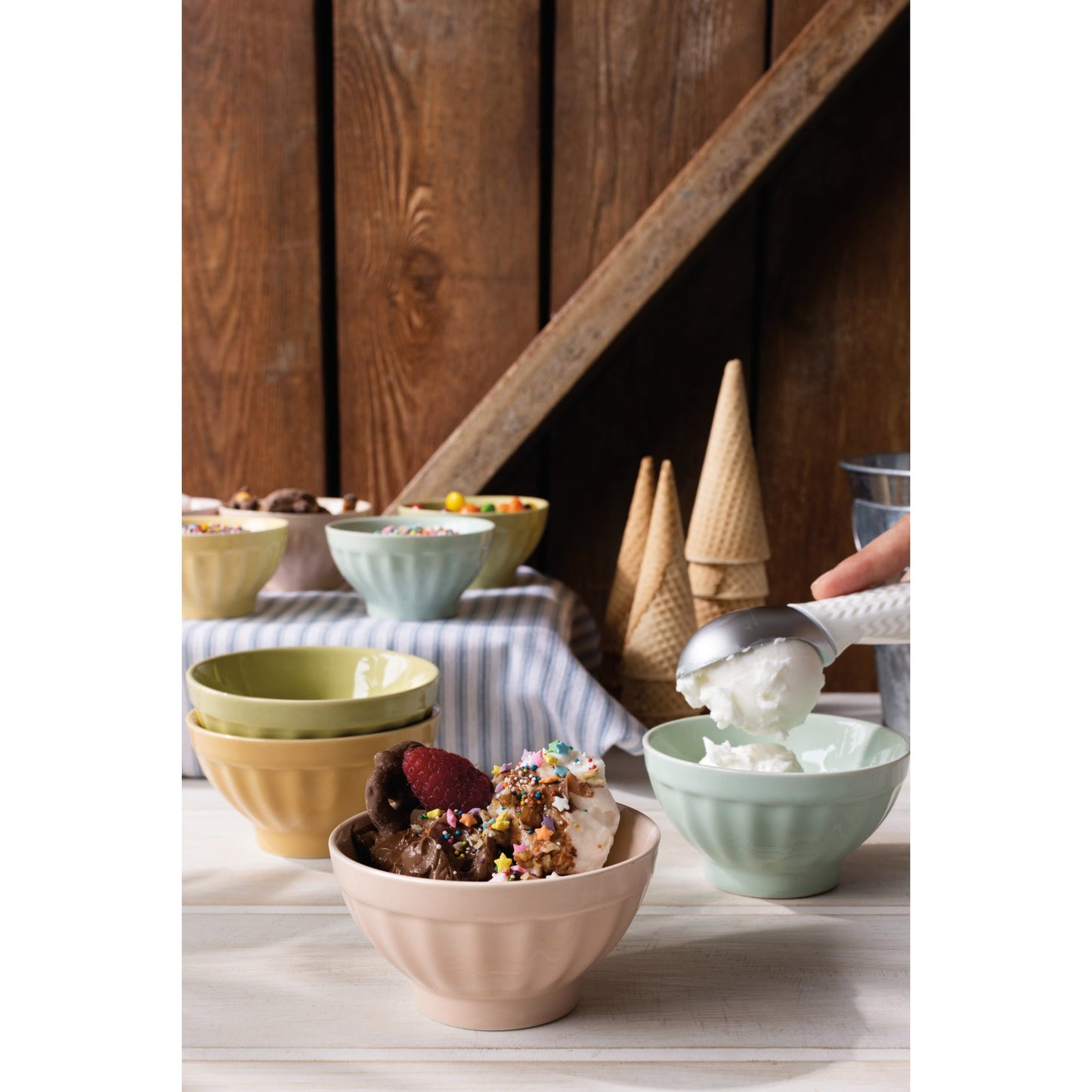 Flora Ice Cream Bowls - Set/4