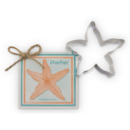 Cookie Cutter w/ Recipe - Starfish 4"