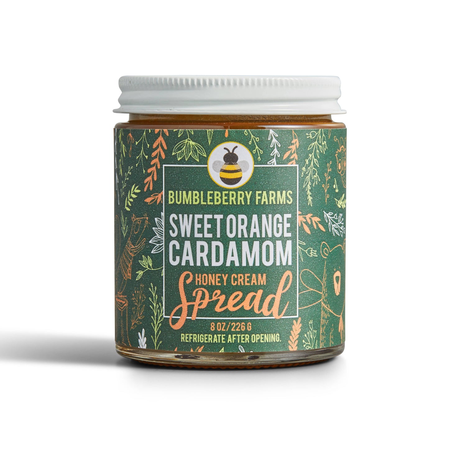 NEW! Sweet Orange Cardamom Honey Cream Spread