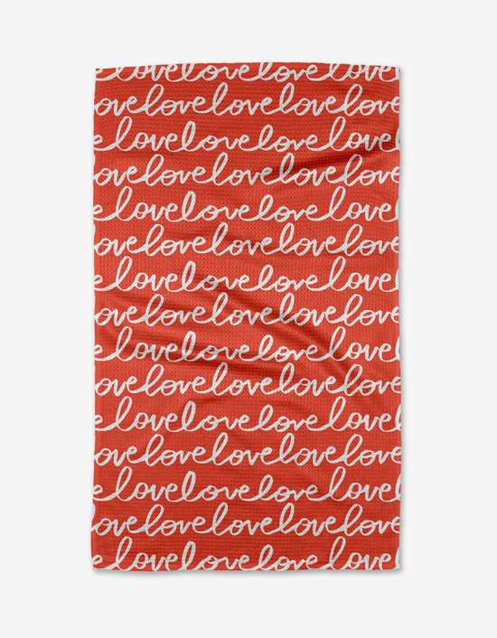 Geometry Infinite Love Tea Towel