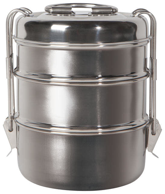 Tiffin Box 3 Tier - Simply Steel