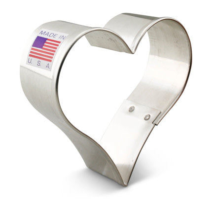 Cookie Cutter - Tapered Heart 2.5"