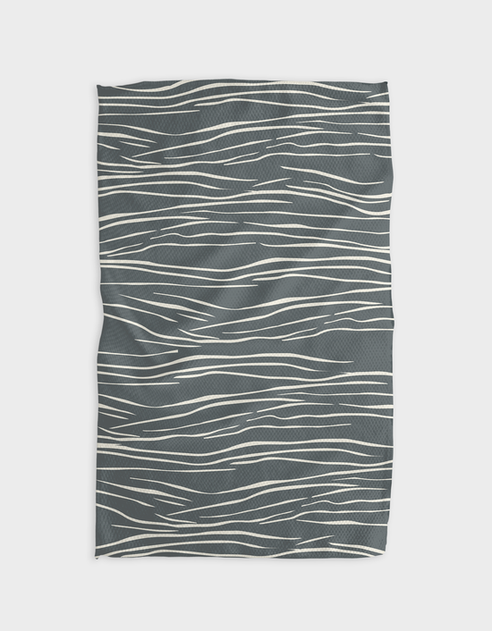 Geometry Tea Towel - Flowing Midnight