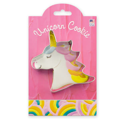 Cookie Cutter w/ Recipe - Unicorn 4.25"