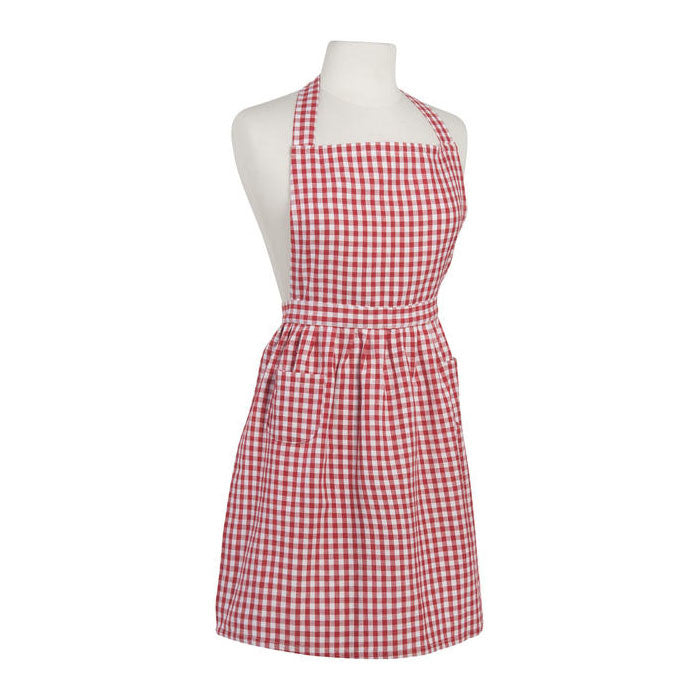 Apron Classic Gingham Red