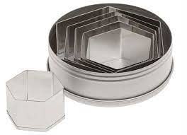 Hexagon Cutter Set - 6pc