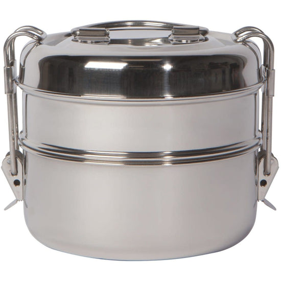 Tiffin Box 2 Tier - Simply Steel