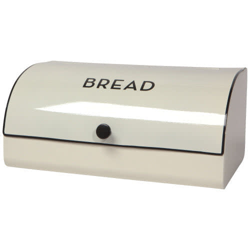 Bread Bin Curved - Ivory