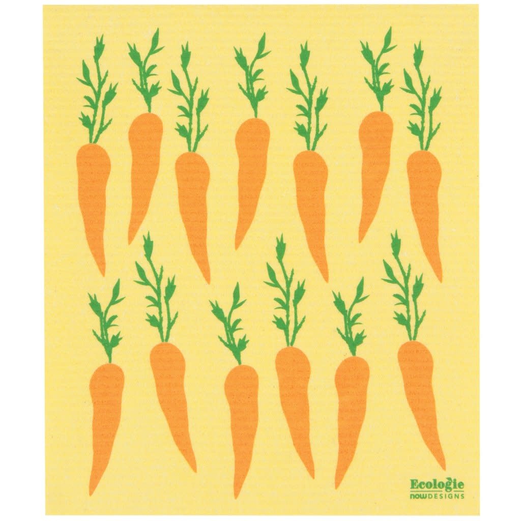 Swedish Sponge Towel Carrots  (10" x 12")