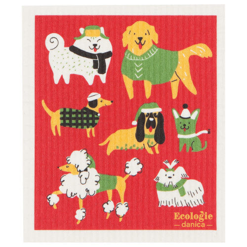 Dishcloth Swedish Yule Dogs