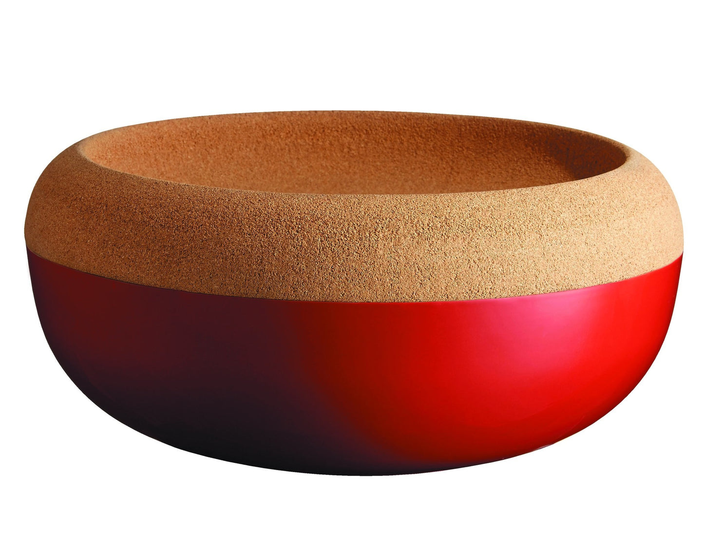 Emile Henry Large Storage Bowl w Cork Lid - Grand Cru