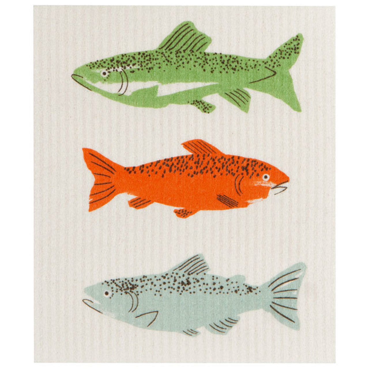 Dishcloth Swedish Gone Fishin