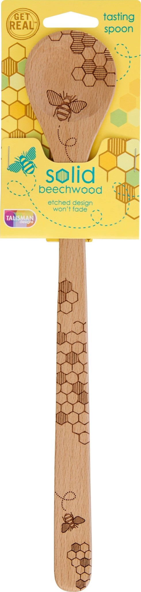 Beechwood Tasting Spoon - Honey Bee