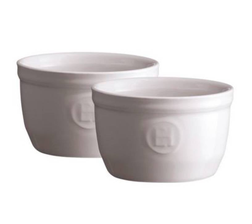 Emile Henry Argile Ramekin 2pc Set 9.5x5.5cm