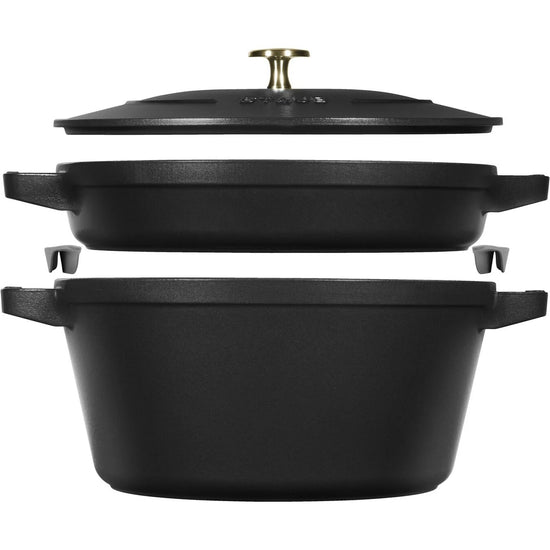 Staub 3pc Stackable Set - Black