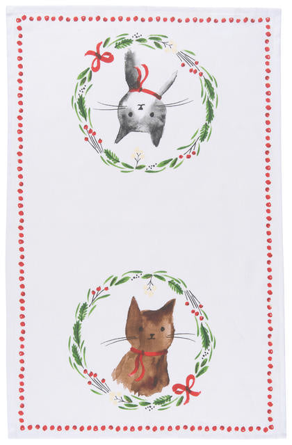 Tea Towel - Jingle Cat