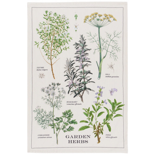 Tea Towel - Garden Herbs